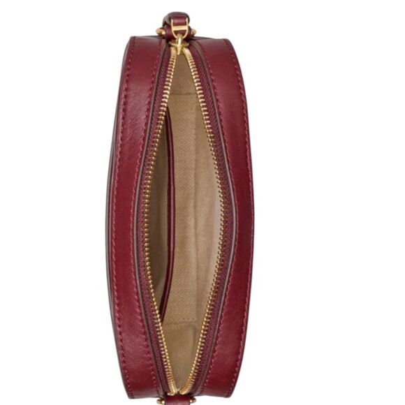 TORY BURCH McGraw Crossbody Bag Color Block Leather Camera Purse W/Dust Bag - Picture 4 of 4